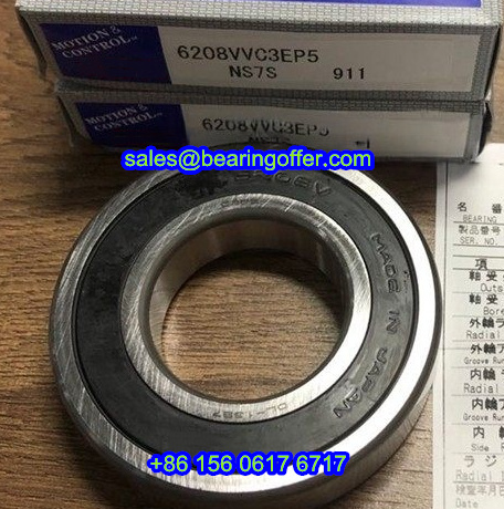 6208VVC3EP5 Deep Groove Ball Bearing 6208V Ball Bearing - Stock for Sale