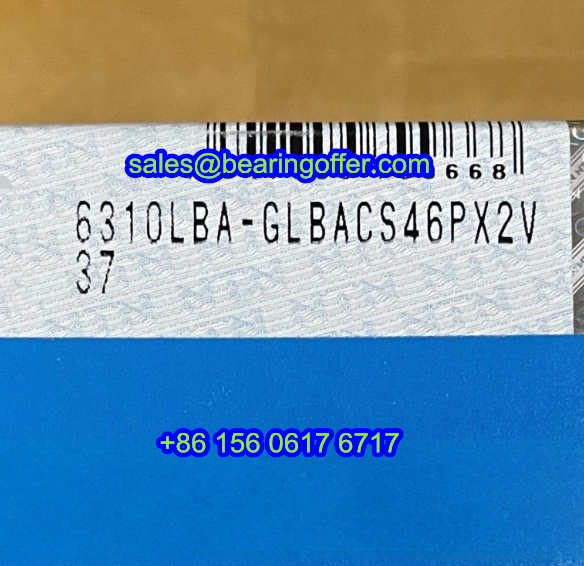 6310LBA-GLBACS46PX2V37 High Speed Bearing 6310LBA Ball Bearing - Stock for Sale