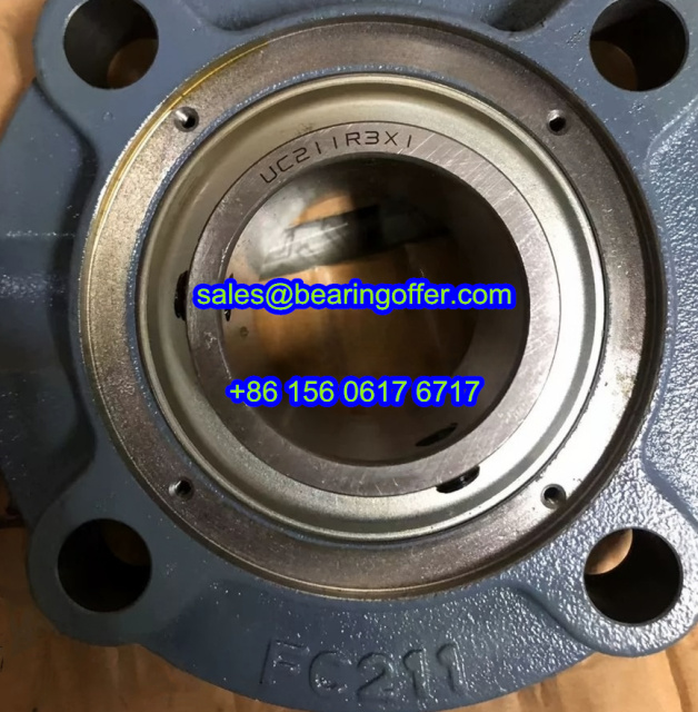 C-UCFC211R3X1 Pillow Block Bearing UC211R3X1 Ball Bearing FC211 Housing - Stock for Sale