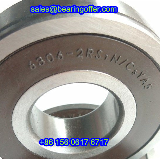 6306-2RS1N/C3YA5 Deep Groove Ball Bearing 6306-2RS1N-C3YA5 For Automobile - Stock for Sale