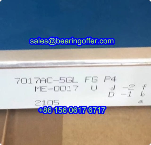 7017AC-5GL FG P4 Spindle Bearing 85x130x22 Ball Bearing - Stock for Sale