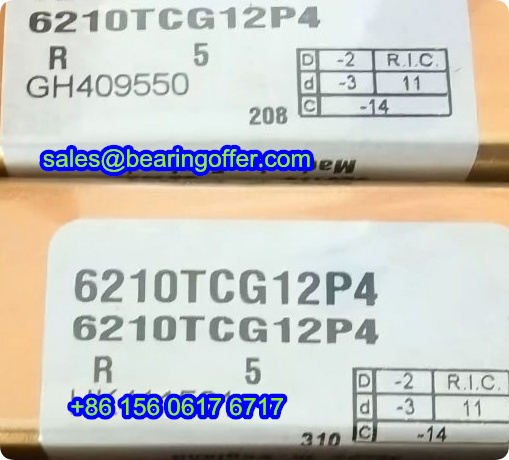 6210TCG12P4 Deep Groove Ball Bearing 50x90x20 High Speed - Stock for Sale