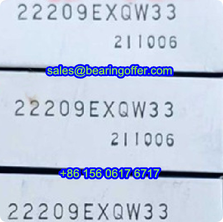 22209EXQW33 Spherical Roller Bearing 22209EXQ Rolling Bearing - Stock for Sale