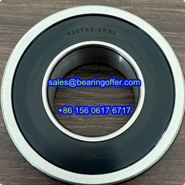 6207X2-2RS2 Deep Groove Ball Bearing 35x72x25 For Automobile - Stock for Sale