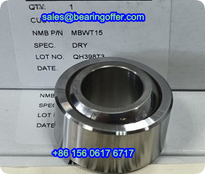 MBWT15 Spherical Plain Bearing MBWT 15 Rolling Bearing - Stock for Sale