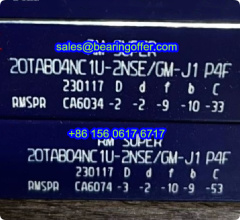 20TAB04NC1U-2NSE/GM-J1P4F Ball Screw Support Bearing 20*47*15 Ball Bearing - Stock for Sale