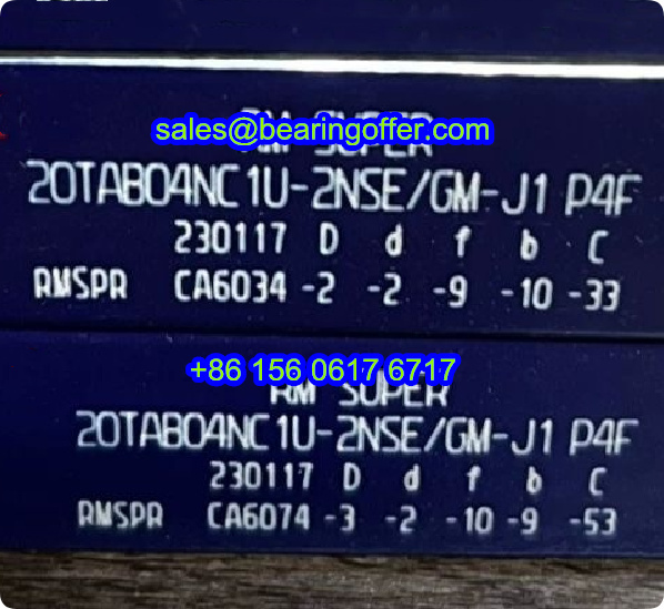 20TAB04NC1U-2NSE/GM-J1P4F Ball Screw Support Bearing 20*47*15 Ball Bearing - Stock for Sale