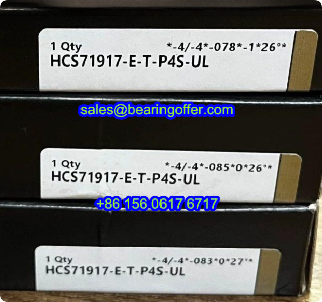 HCS71917-E-T-P4S-UL Spindle Bearing 85x120x18 Ball Bearing - Stock for Sale