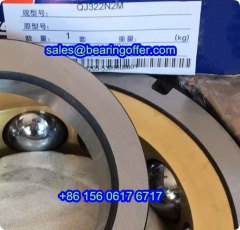 QJ322N2M Four Point Contact Bearing 110x240x50 Ball Bearing QJ322 - Stock for Sale