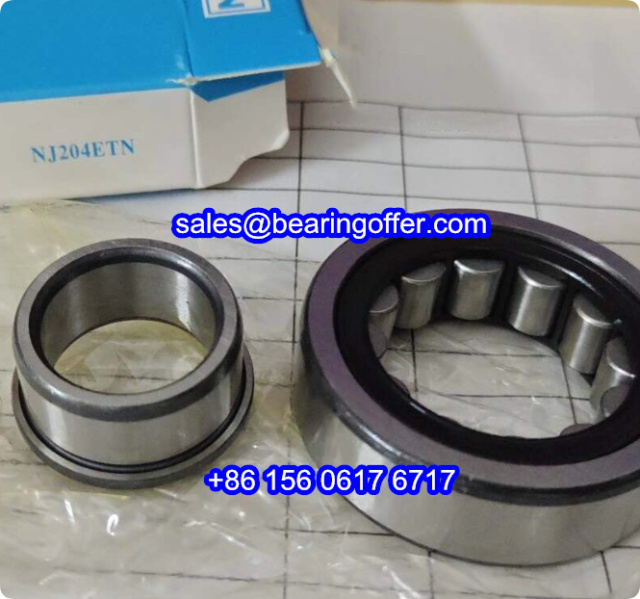 NJ204ETN Automobile Bearing 20x47x14 Roller Bearing NJ204E  Stock for Sale