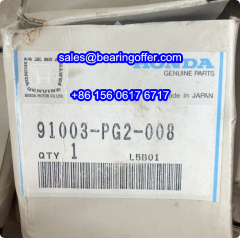91003-PG2-008 Output Shaft Bearing 25x56.2x18 Ball Bearing 91003PG2008 - Stock for Sale