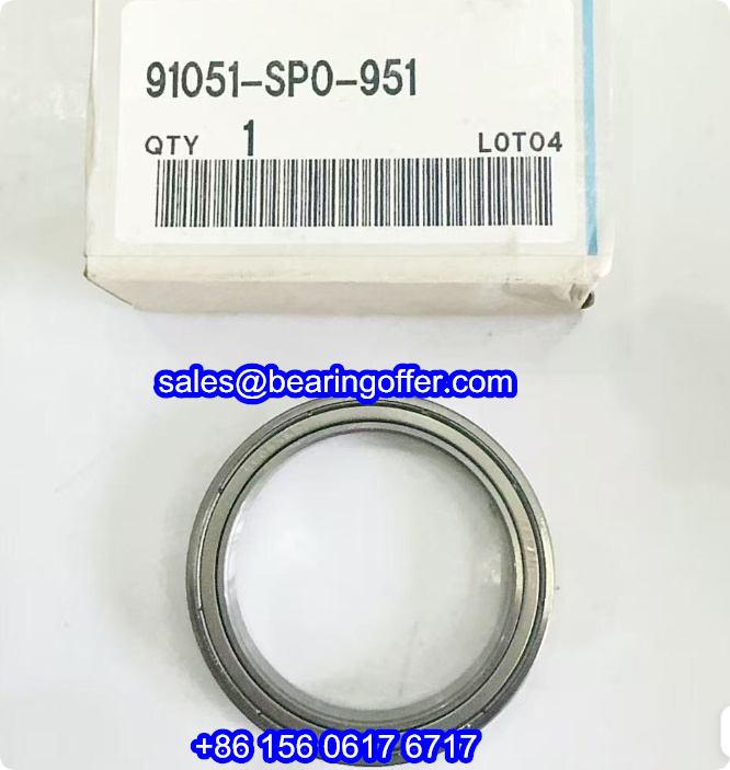 91051-SP0-951 Automobile Bearing 43x56x7 Ball Bearing 91051-SPO-951 - Stock for Sale