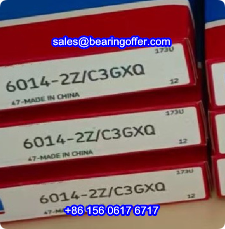 6014-2Z/C3GXQ Deep Groove Ball Bearing 70x110x20 Rolling Bearing 6014-2Z-C3GXQ - Stock for Sale