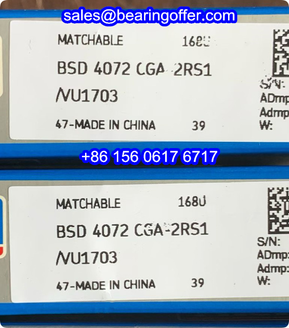 BSD4072CGA-2RS1 Ball Screw Support Bearing 40x72x15 Ball Bearing - Stock for Sale