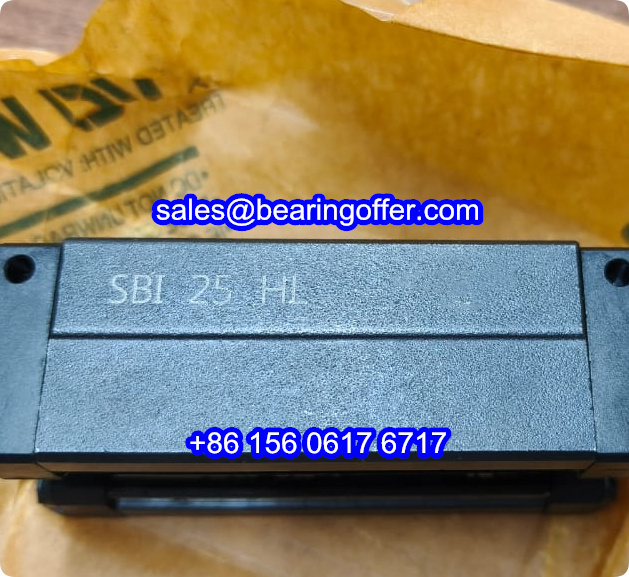 SBI25HL Linear Carriage 30.5x48x92 Runner Block SBI25HL-K1 - Stock for Sale