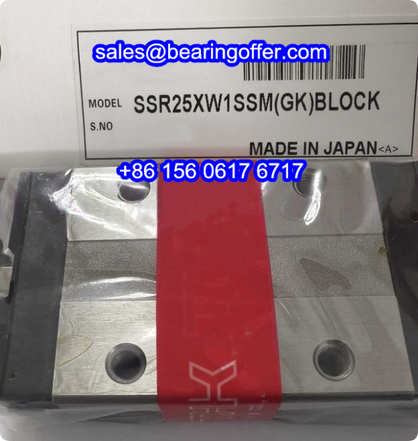SSR25XW1SSM Linear Carriage 26.2*48*83 Guide Block SSR25XW1SSM(GK) - Stock for Sale