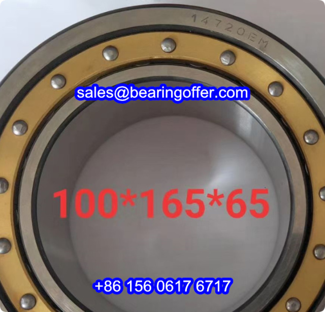 14720EM Cylindrical Roller Bearing 100x165x65 Rolling Bearing - Stock for Sale