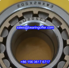 205X2WNXW3 Cylindrical Roller Bearing NU205C3 Rolling Bearing NU205X2WNXW3 - Stock for Sale