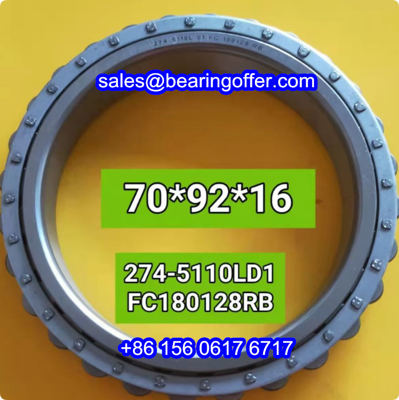 274-5110LD1 Cylindrical Roller Bearing 70x92x16 Rolling Bearing FC180128RB - Stock for Sale