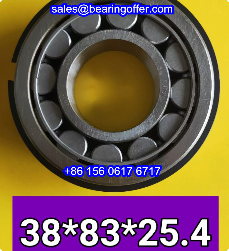 38X83X25.4 Cylindrical Roller Bearing 38*83*25.4 Rolling Bearing - Stock for Sale