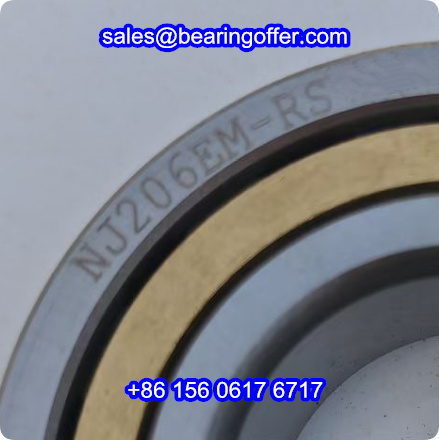 NJ206EM-RS Cylindrical Roller Bearing NJ206EM Rolling Bearing - Stock for Sale