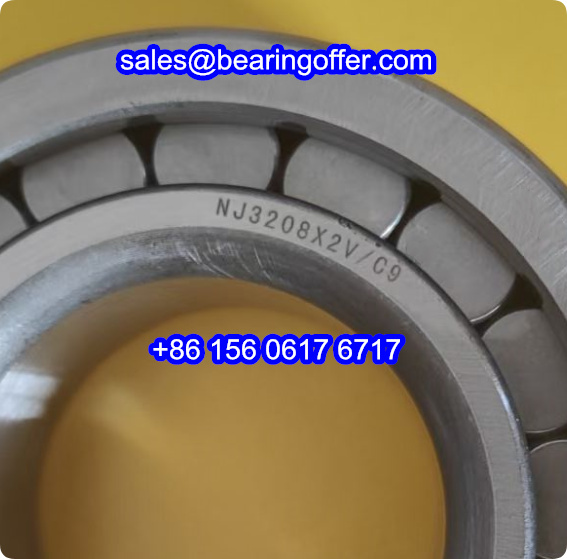 NJ3208X2V/C9 Cylindrical Roller Bearing NJ3208X2V Rolling Bearing - Stock for Sale