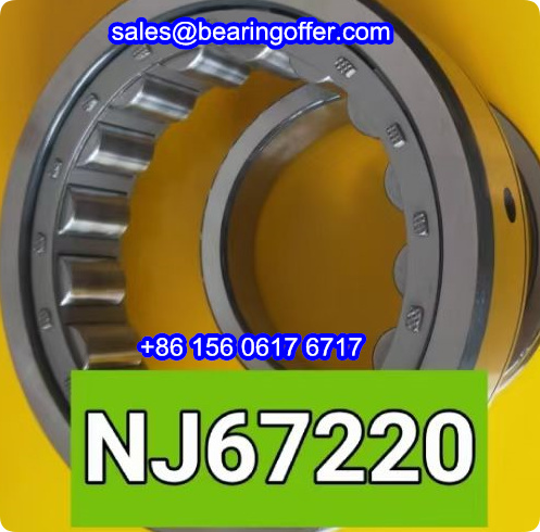 NJ67220ECJ Cylindrical Roller Bearing 67220 Rolling Bearing - Stock for Sale