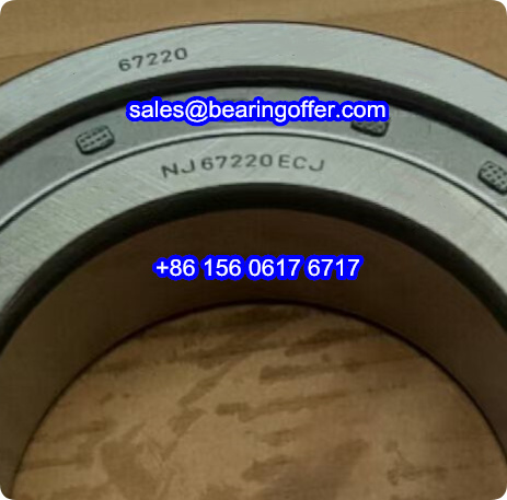 NJ67220ECJ Cylindrical Roller Bearing 67220 Rolling Bearing - Stock for Sale