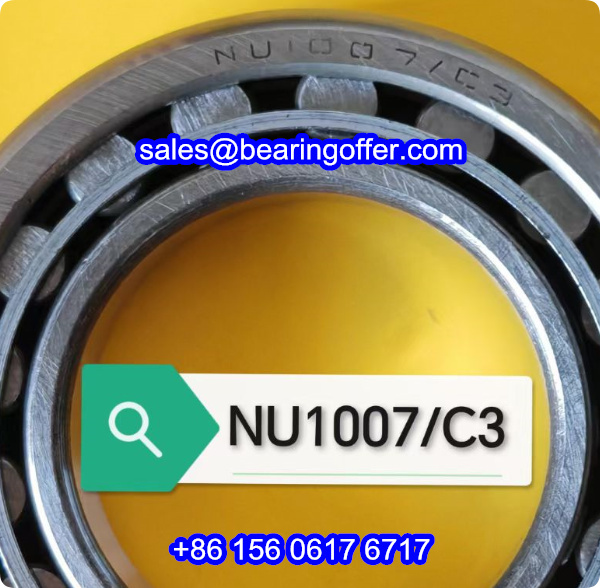 NU1007/C3 Cylindrical Roller Bearing 35x62x14 Rolling Bearing - Stock for Sale