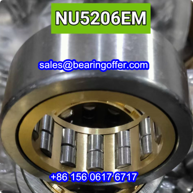 NU5206EM Cylindrical Roller Bearing NU5206M Rolling Bearing - Stock for Sale