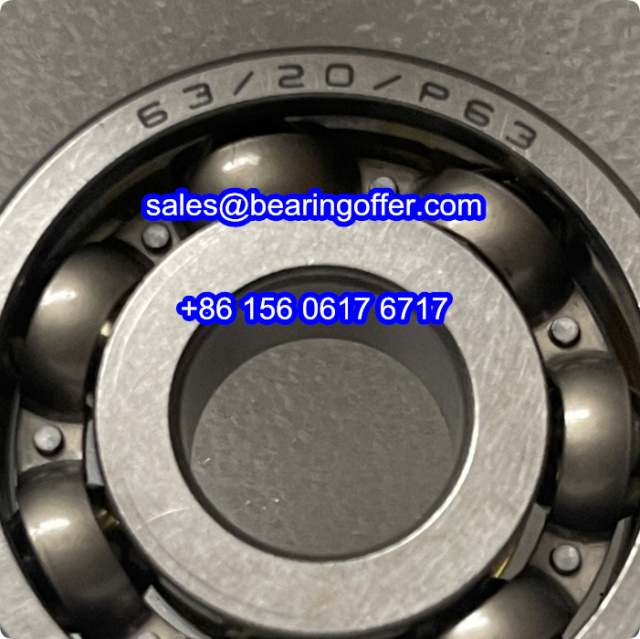 63/20/P63 Transmission Bearing 20x56x16 Ball Bearing 63/20 - Stock for Sale