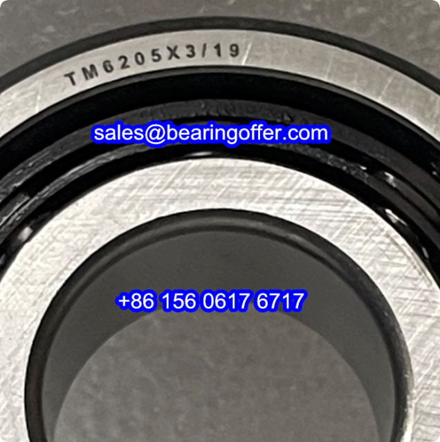 TM6205X3/19 Gearbox Bearing 25x58x19.9 Ball Bearing 6205X3/19 - Stock for Sale