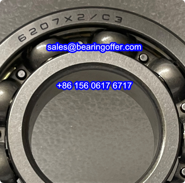 6207X2/C3 Deep Groove Ball Bearing 35x72x15 For Automobile - Stock for Sale