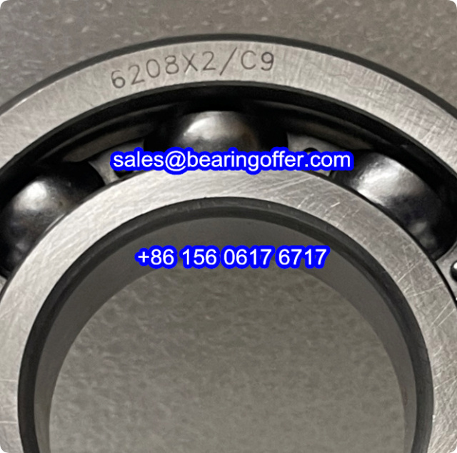 6208X2/C9 Deep Groove Ball Bearing 40x80x20 For Automobile - Stock for Sale