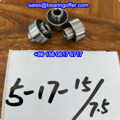 5x17x15/7.5 Deep Groove Ball Bearing 5x17x7.5/15 Rolling Bearing - Stock for Sale