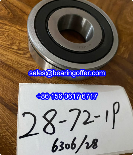 6306/28 Deep Groove Ball Bearing 28x72x19 Rolling Bearing 6306/28-2RS - Stock for Sale