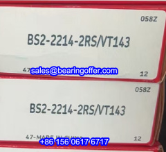 BS2-2214-2RS/VT143 Spherical Roller Bearing 70x125x38 Rolling Bearing - Stock for Sale