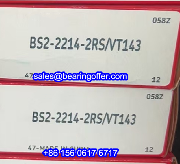 BS2-2214-2RS/VT143 Spherical Roller Bearing 70x125x38 Rolling Bearing - Stock for Sale
