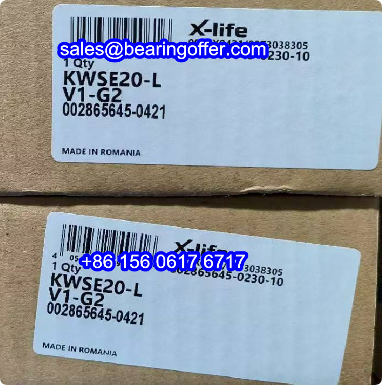 KWSE20-L-V1-G2 Linear Carriage 30x63x91.9 Runner Block KWSE20-L - Stock for Sale