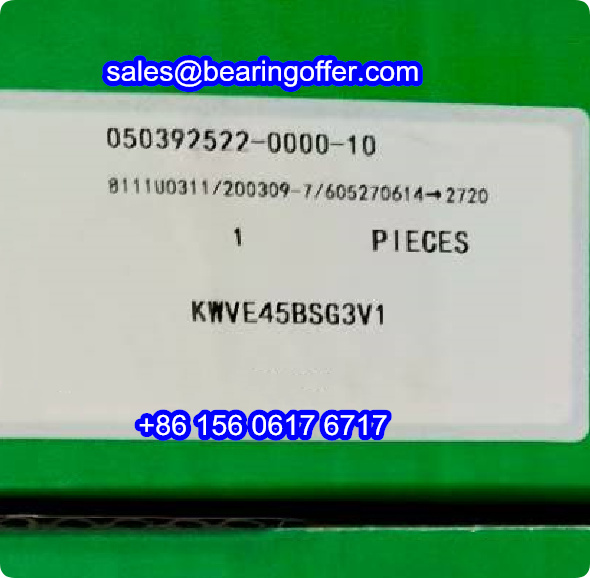 KWVE45BSG3V1 Linear Guide Carriage KWVE45-B-S Runner Block - Stock for Sale