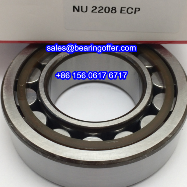 NU2208ECP Cylindrical Roller Bearing 2208EC Roller Bearing - Stock for Sale