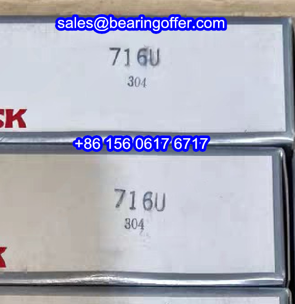 716U Thrust Ball Bearing 716 U Ball Bearing - Stock for Sale
