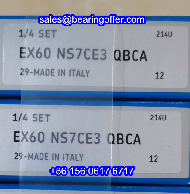 EX60 NS7CE3 QBCA Spindle Bearing EX60NS7CE3QBCA Ball Bearing - Stock for Sale