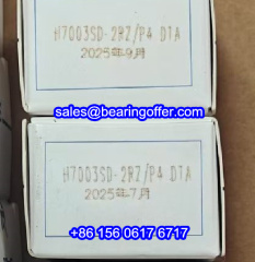 H7003SD-2RZ/P4 DTA Spindle Bearing 17x35x10 Ball Bearing H7003SD-2RZ/P4HQ1DTA - Stock for Sale