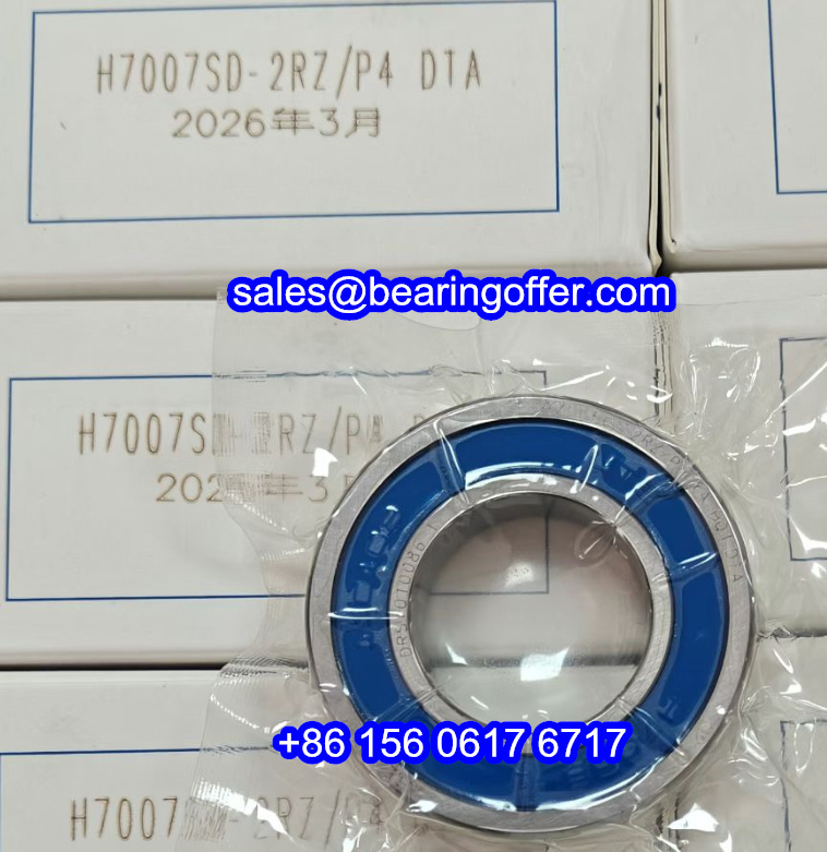 H7007SD-2RZ/P4 DTA Spindle Bearing 35x62x14 Ball Bearing H7007SD-2RZ/P4HQ1DTA - Stock for Sale