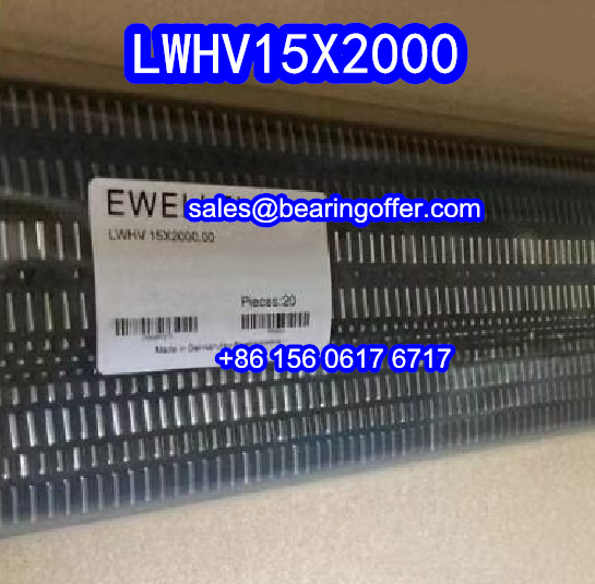LWHV15X2000 Linear Flat Bearing 2x15x2000 Roller Bearing LWHV15 - Stock for Sale