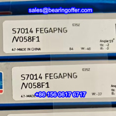 S7014FEGAPNG/V058F1 Spindle Bearing S7014FEGAPNGV058F1 Ball Bearing - Stock for Sale