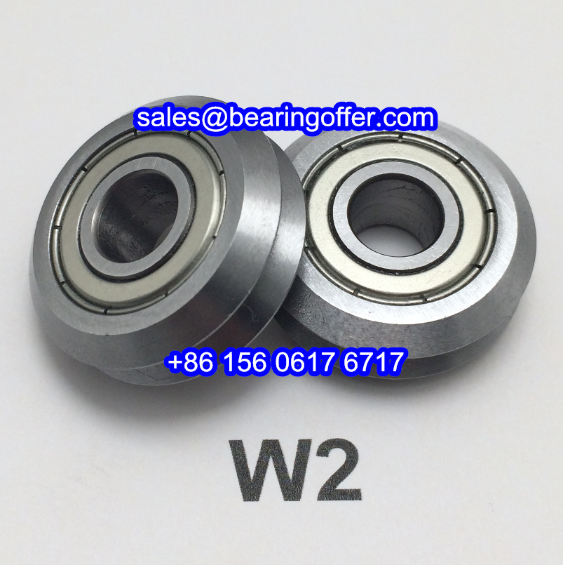 W2 V-Groove Guide Bearing W2ZZ Roller Bearing W2-2RS - Stock for Sale