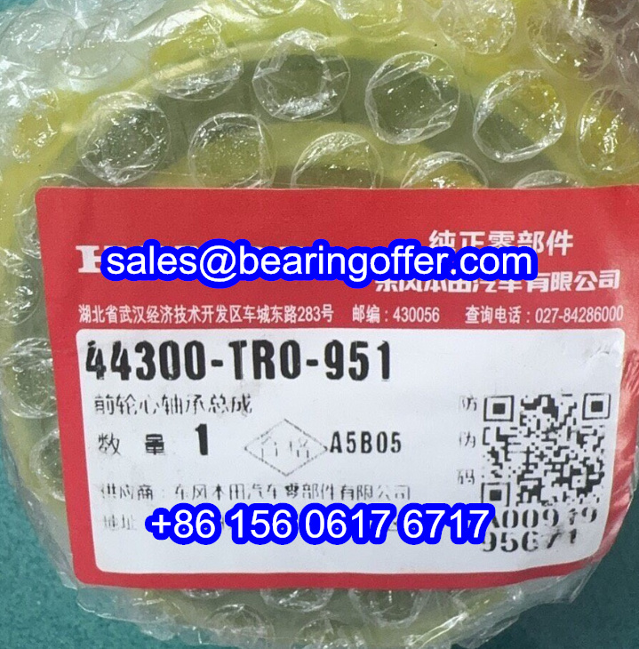 44300-TR0-951 Wheel Hub Bearing 44300TR0951 Rolling Bearing - Stock for Sale