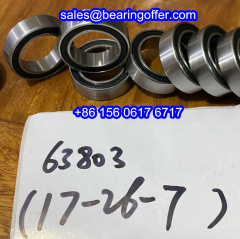 63803-2RS Deep Groove Ball Bearing 17x26x7 Rolling Bearing 63803 - Stock for Sale